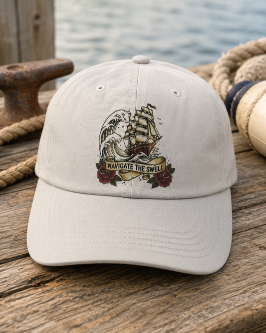 Navigate The Swell Clipper Ship Everyday Cap