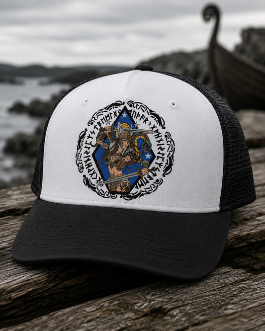 Valhalla Bound Runes Trucker Hat