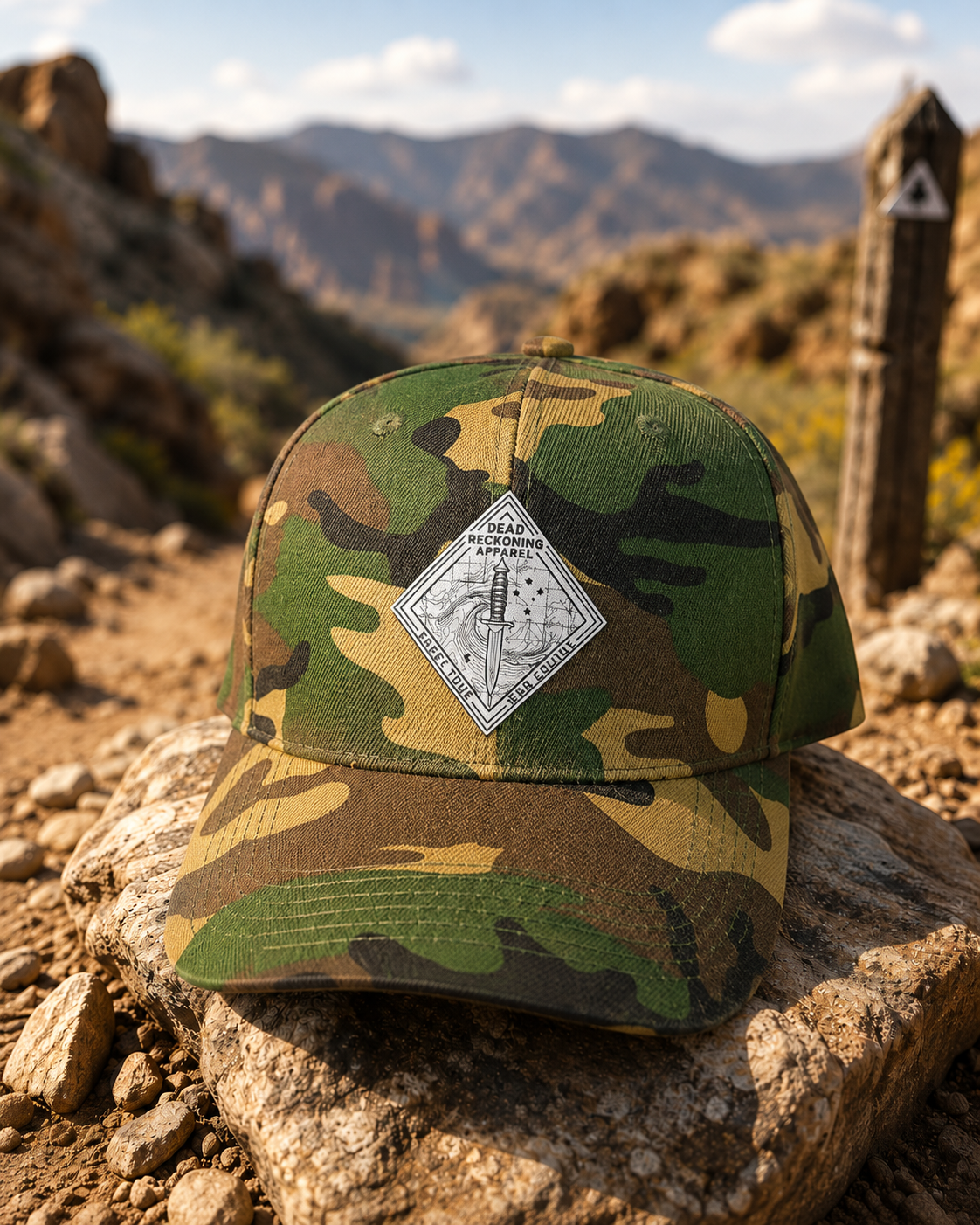 Dead Reckoning Camo Baseball Cap