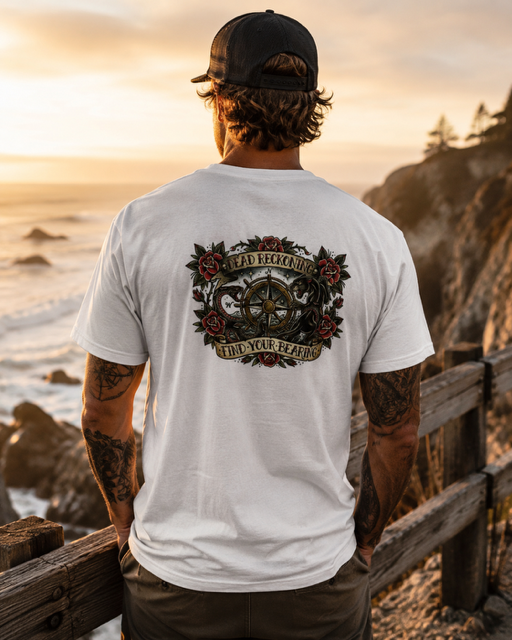 Find Your Bearing Classic Tee — White
