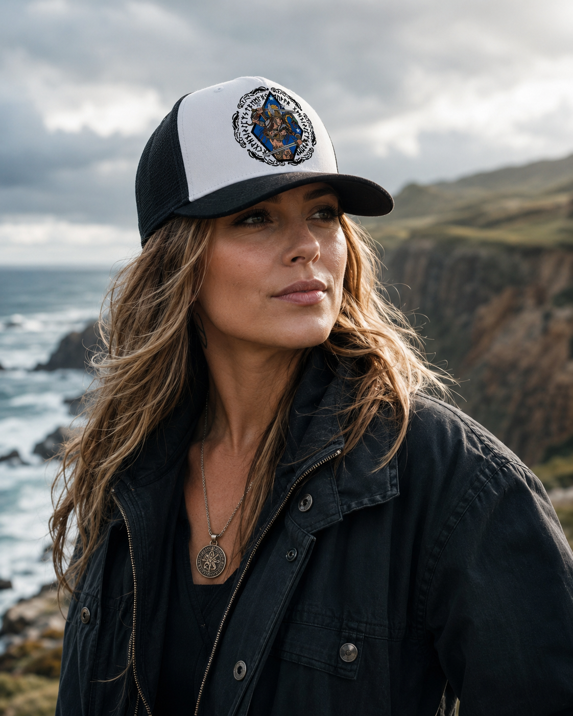 Valhalla Bound Runes Trucker Hat