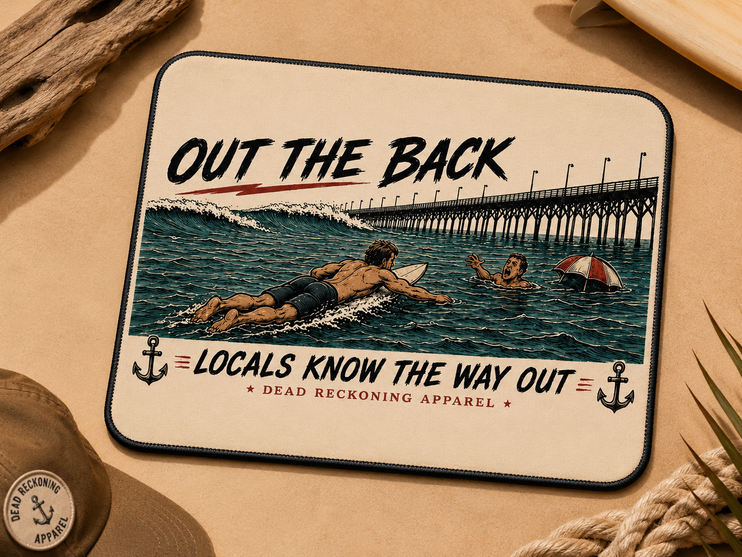 Out The Back Mouse Pad