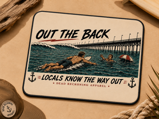 Out The Back Mouse Pad