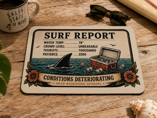 Surf Report Mouse Pad