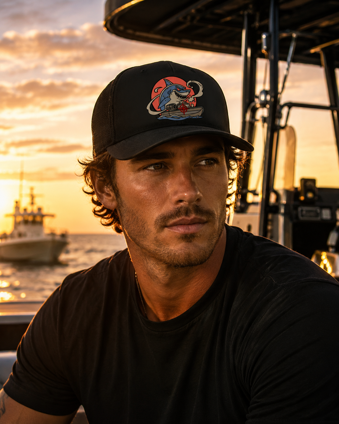 Cocaine Shark Baseball Cap