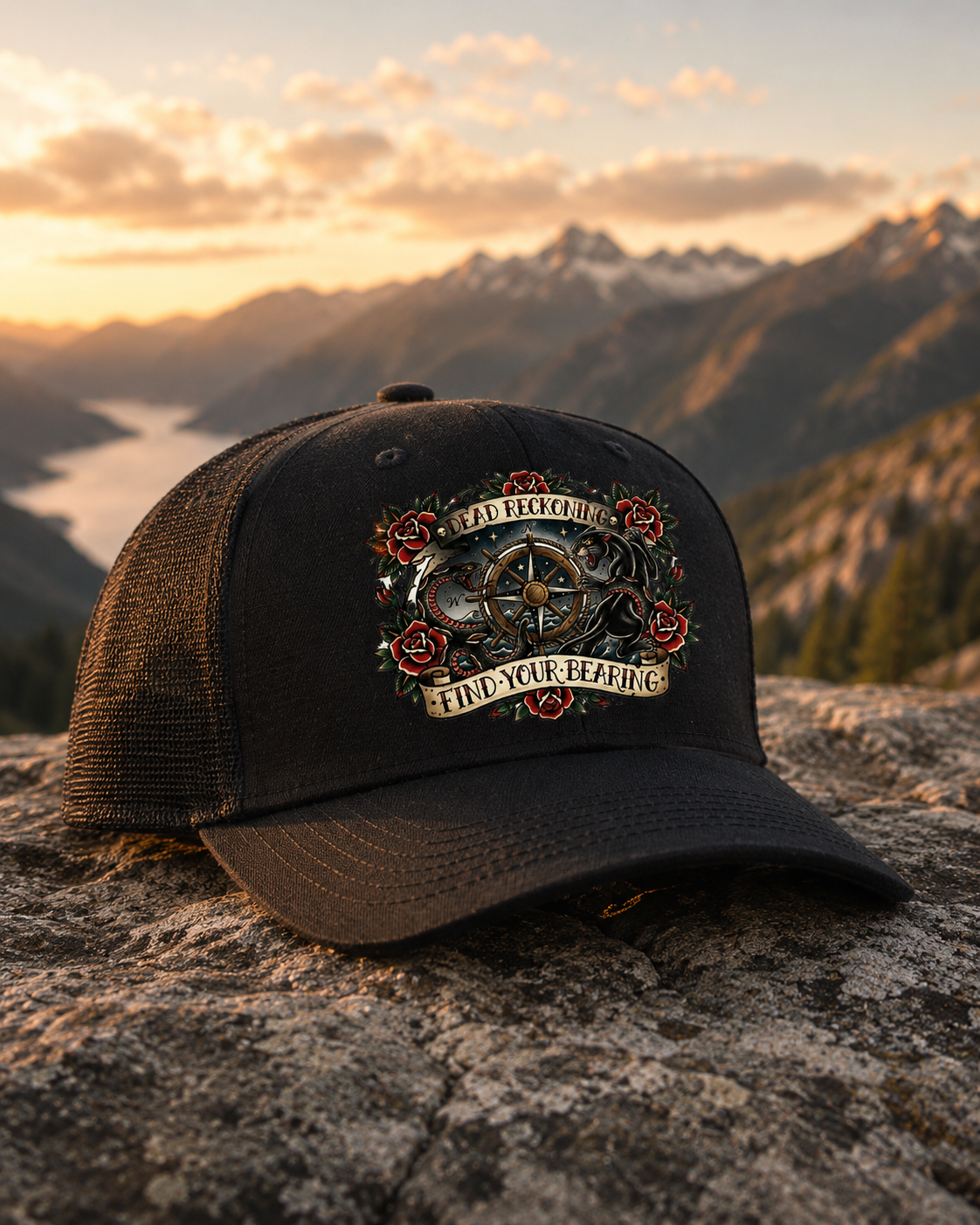 Find Your Bearing Baseball Cap
