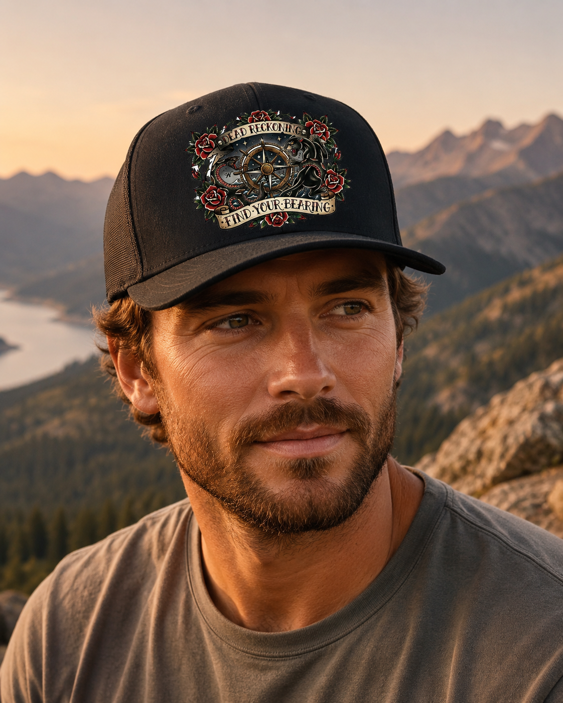 Find Your Bearing Baseball Cap