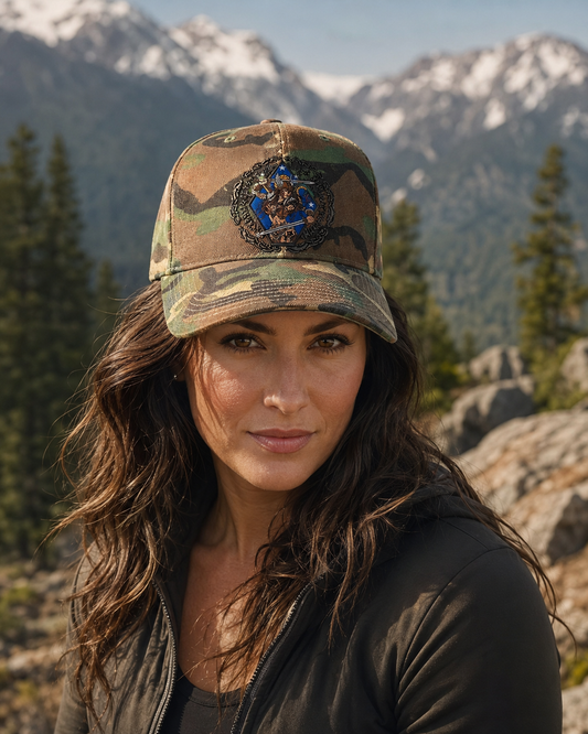 Valhalla Runes Camo Baseball Cap