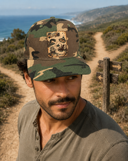 Chart Your Own Course Camo Baseball Cap
