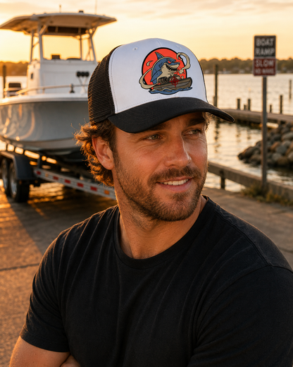 Cocaine Shark Trucker Hat