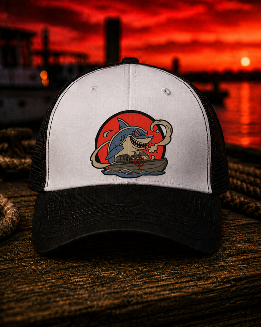 Cocaine Shark Trucker Hat