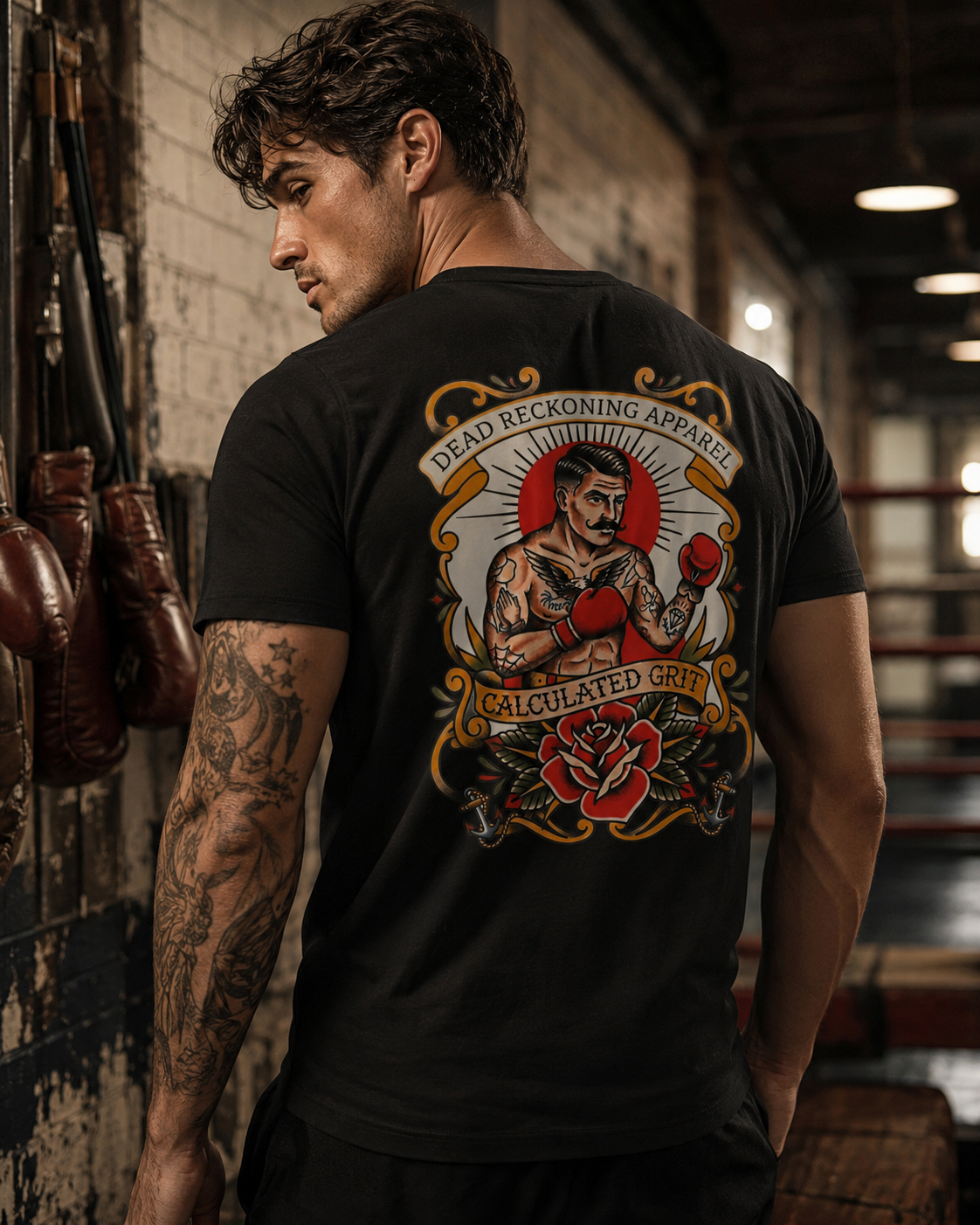 Calculated Grit Men’s Premium Pocket Tee — Black