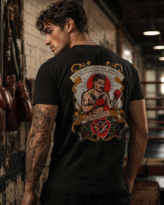 Calculated Grit Men’s Premium Pocket Tee — Black