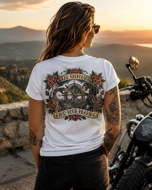 Find Your Bearing Lifestyle Tee — White