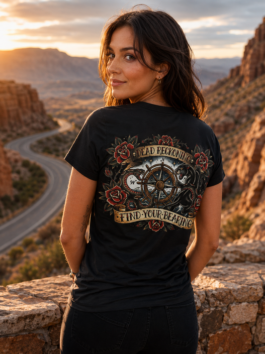 Find Your Bearing Lifestyle Tee — Black