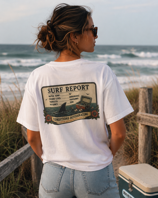 Surf Report Classic Tee — White