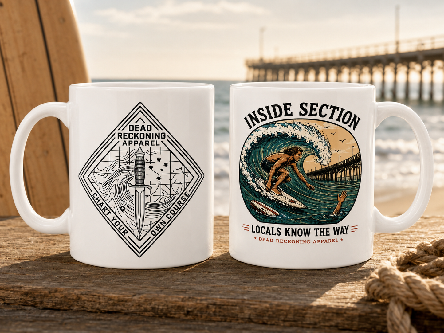 Dead Reckoning Signature Design Coffee Mug — Single