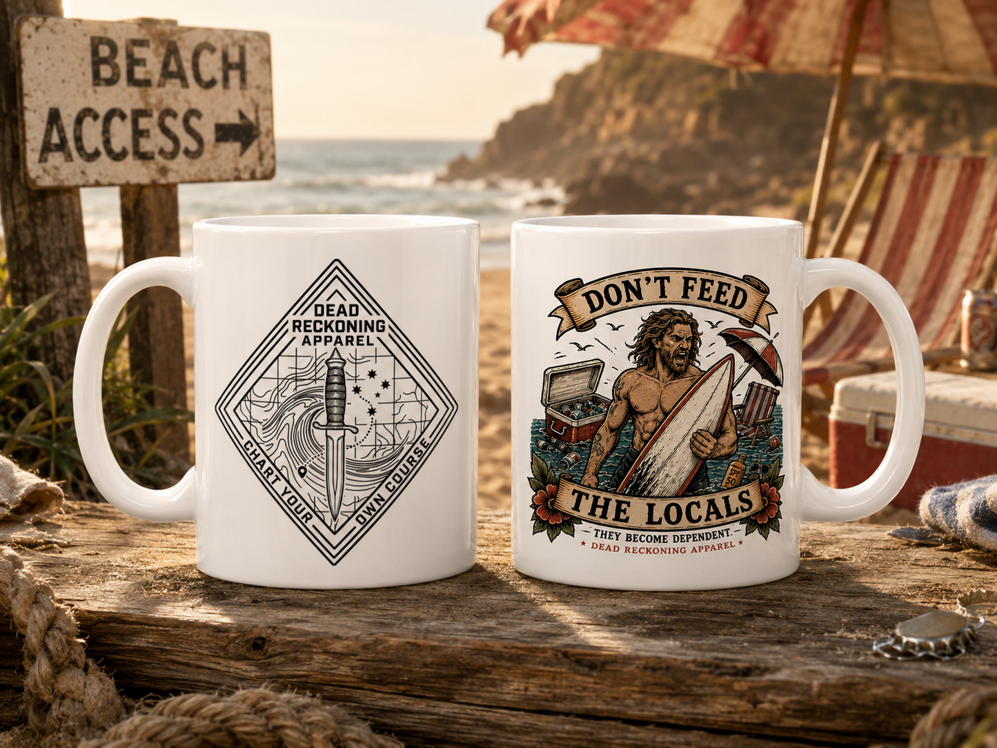 Dead Reckoning Signature Design Coffee Mug — Single