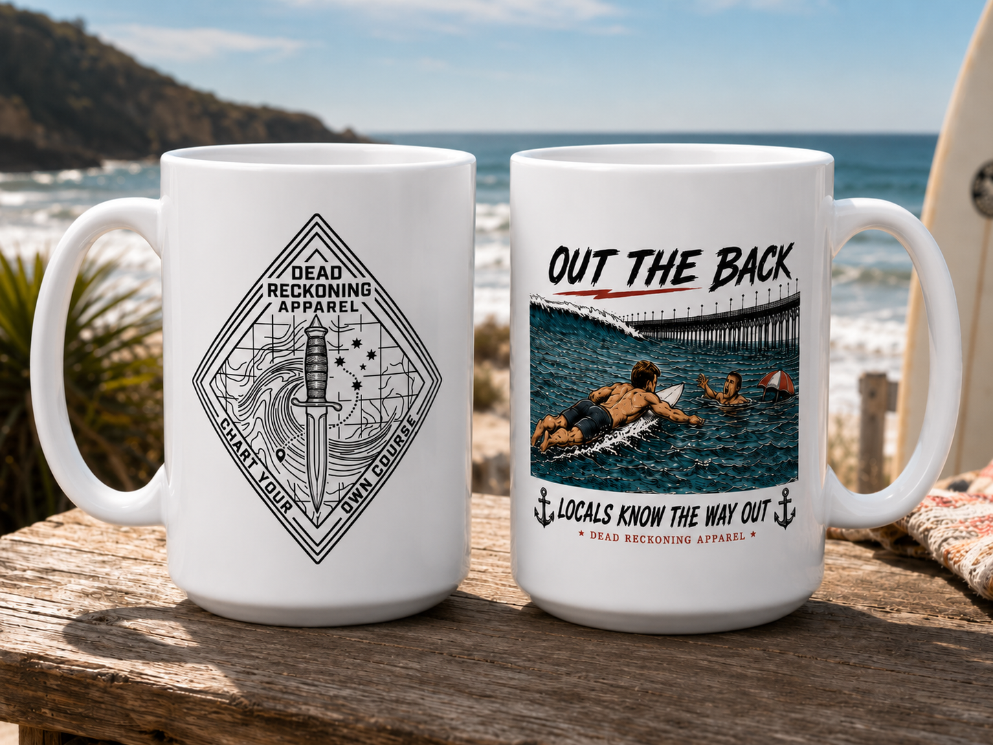 Dead Reckoning Signature Design Coffee Mug — Single