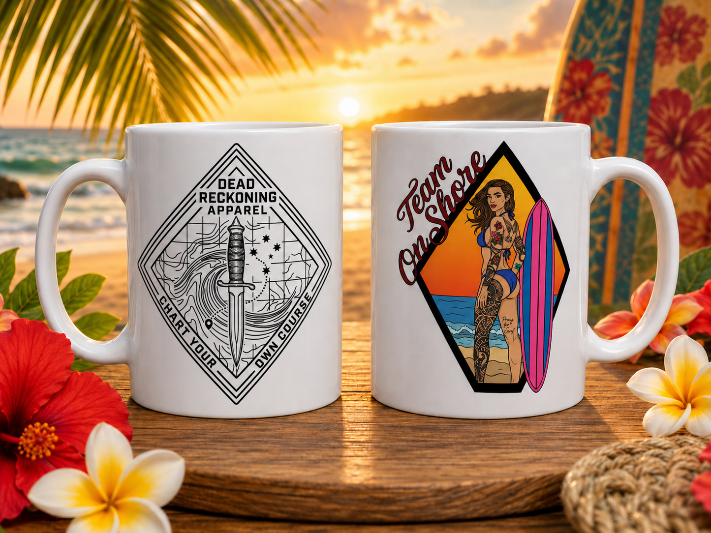 Dead Reckoning Signature Design Coffee Mug — Single