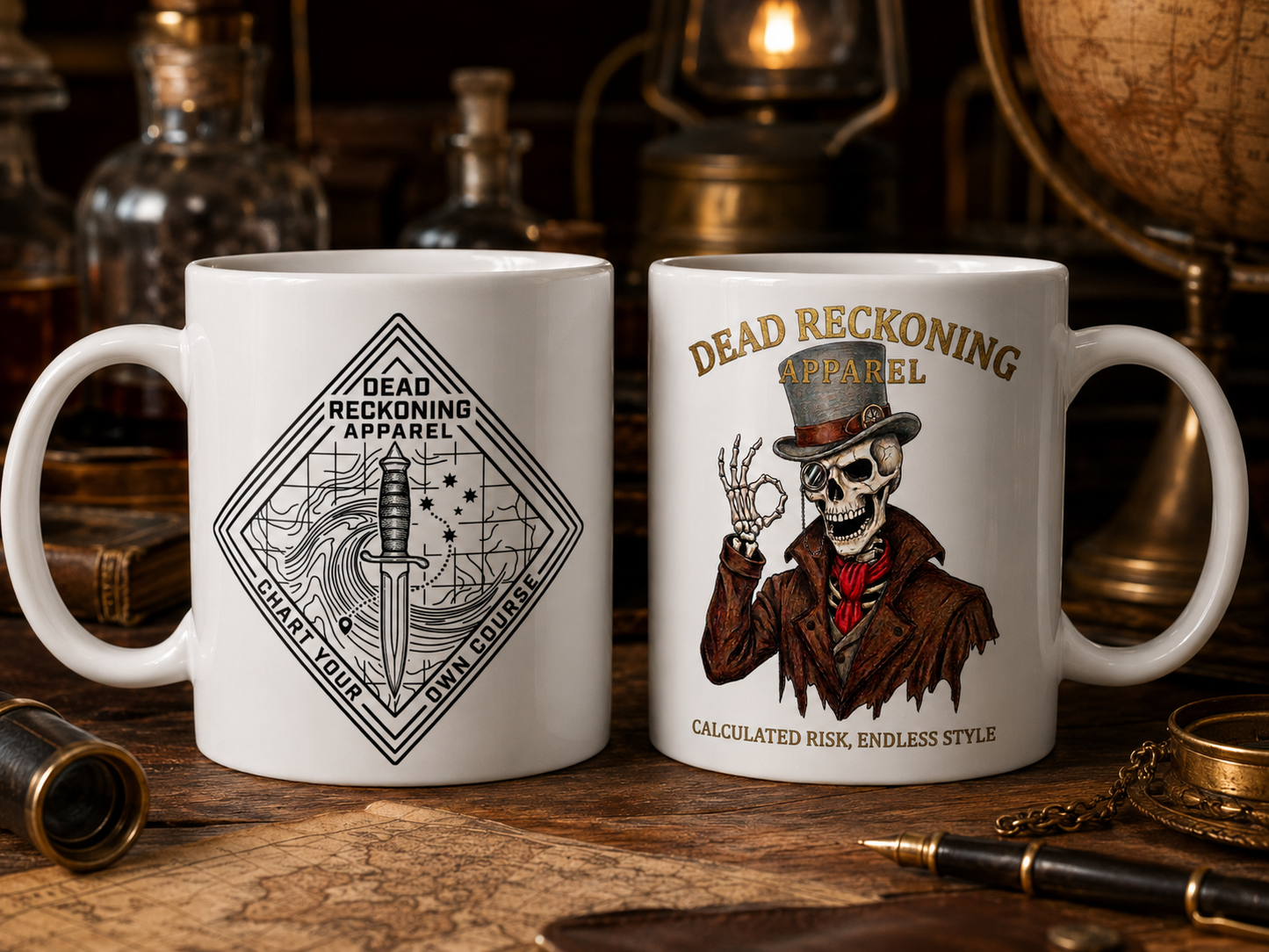 Dead Reckoning Signature Design Coffee Mug — Single