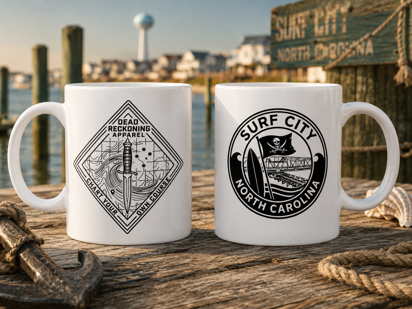Dead Reckoning Signature Design Coffee Mug — Single
