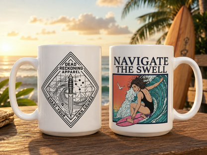 Dead Reckoning Signature Design Coffee Mug — Single