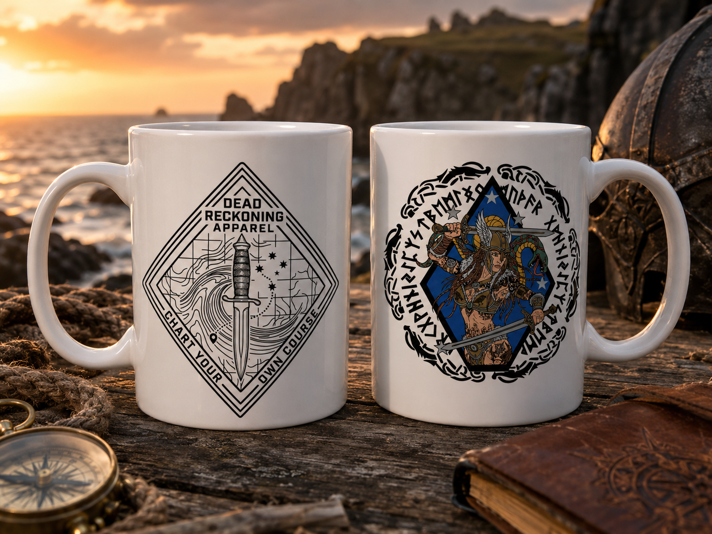 Dead Reckoning Signature Design Coffee Mug — Single