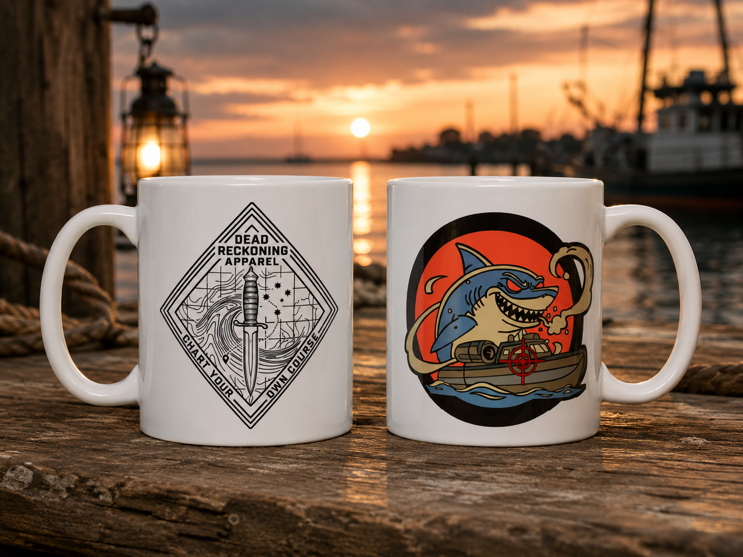 Dead Reckoning Signature Design Coffee Mug — Single