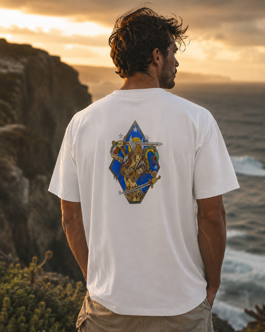 Valhalla Bound Men’s Premium Pocket Tee — White