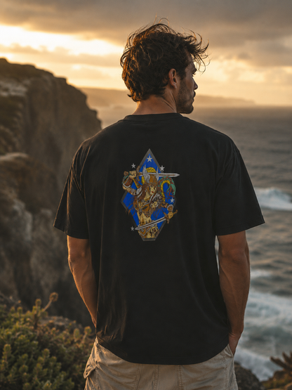 Valhalla Bound Men’s Premium Pocket Tee — Black