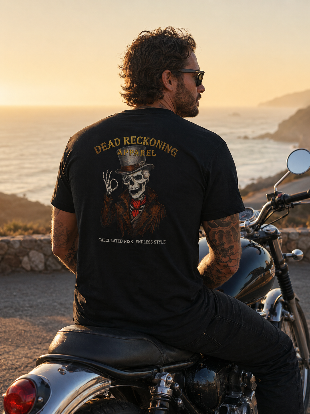Calculated Risk Men’s Premium Pocket Tee — Black