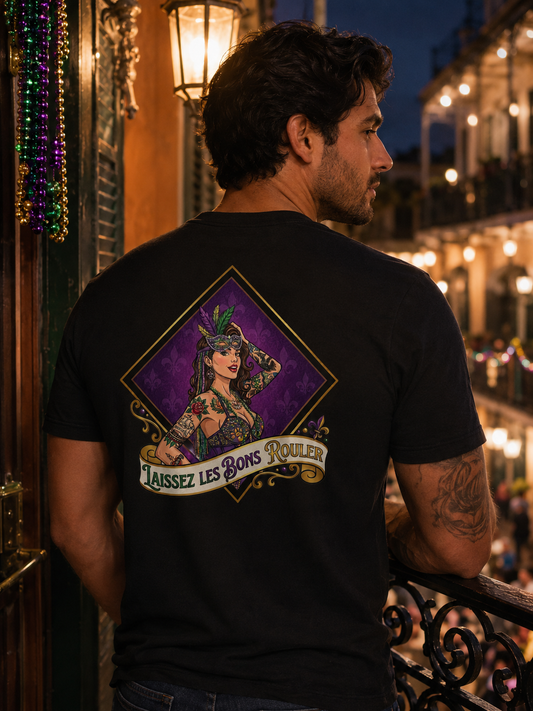 LA Girl Men’s Premium Pocket Tee — Black