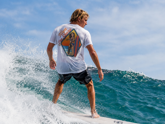 Team Onshore Men’s Premium Pocket Tee — White
