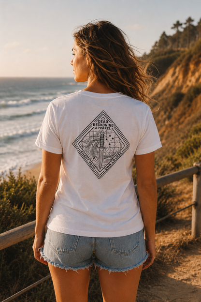 Chart Your Own Course Classic Tee — White