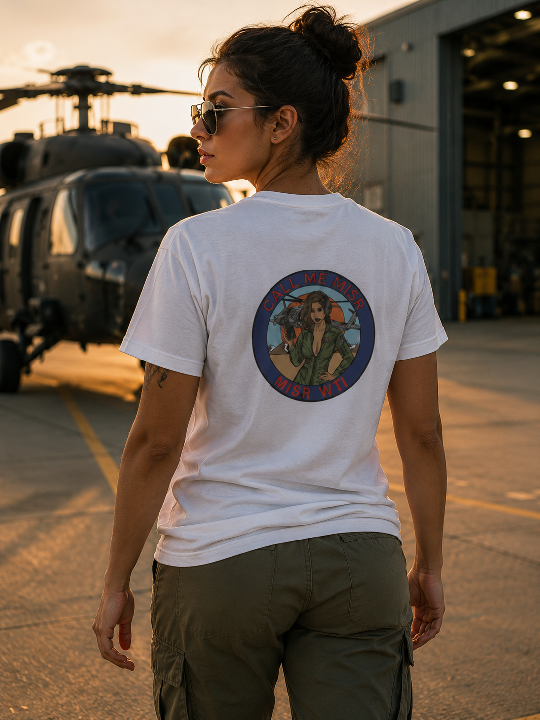 Call Me MISR Classic Tee — White