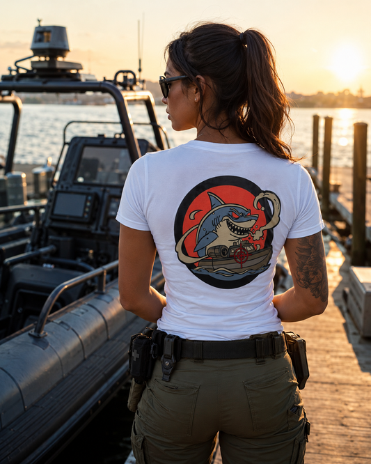 Cocaine Shark Lifestyle Tee — White