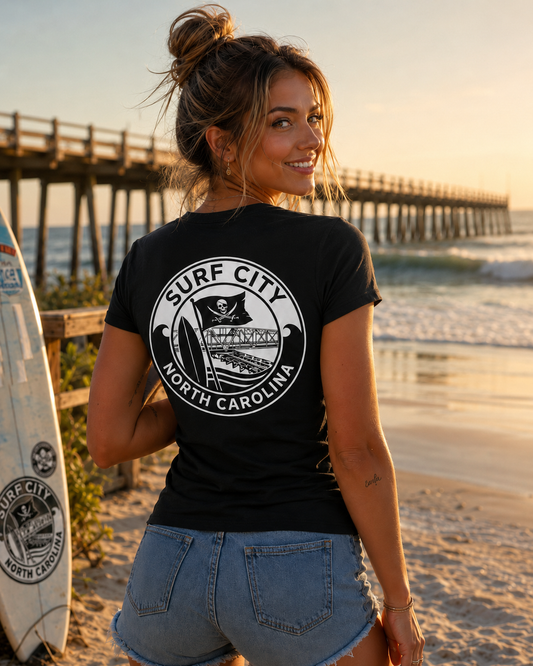 Surf City OG Lifestyle Tee — Black
