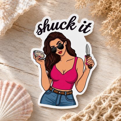 Shuck It Sticker