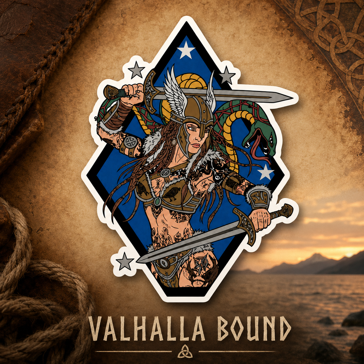 Valhalla Bound Sticker
