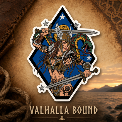 Valhalla Bound Sticker