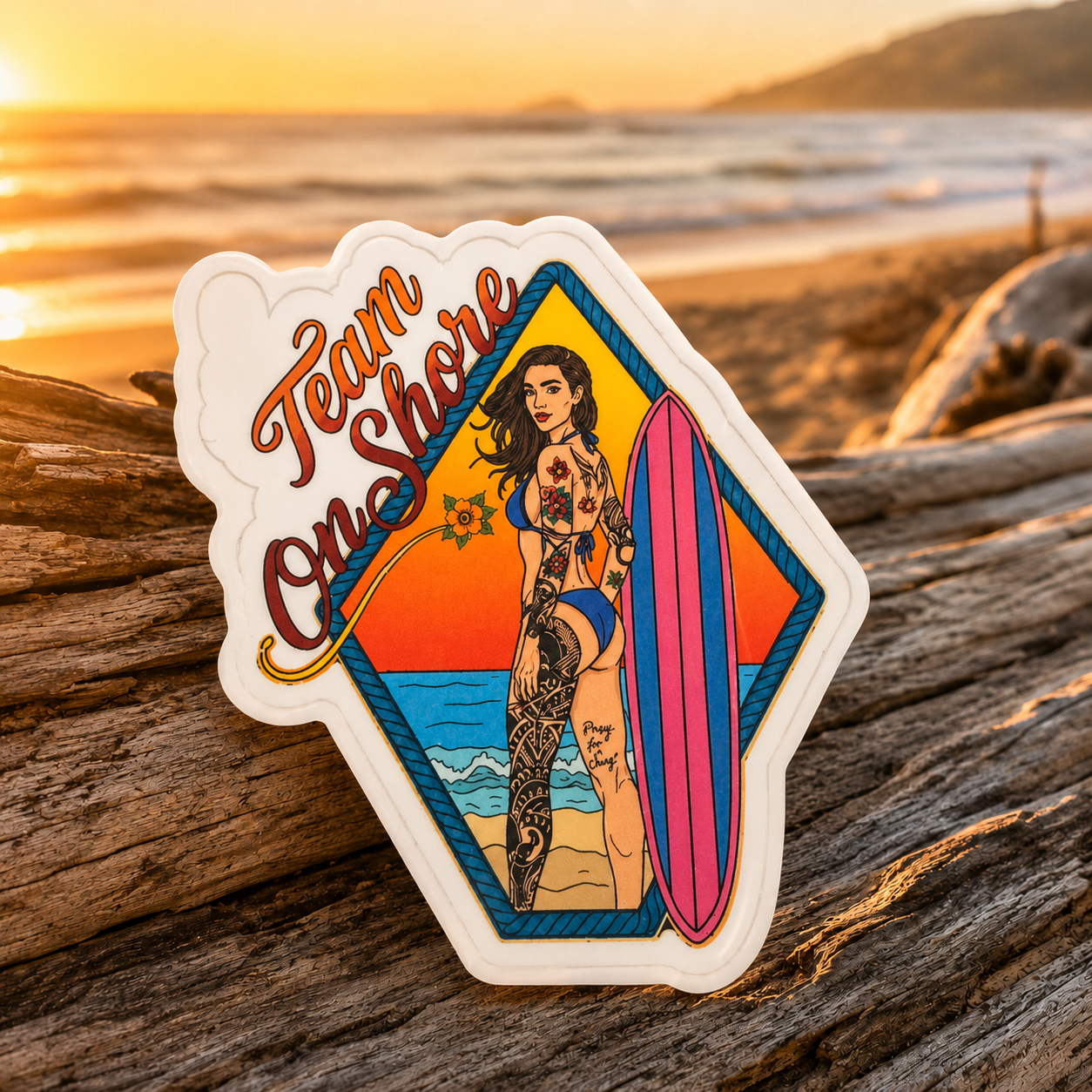 Onshore Girl Sticker
