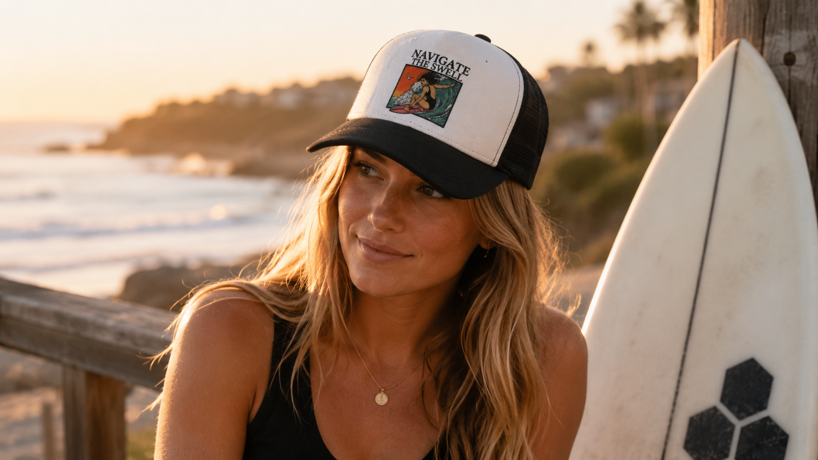 Navigate the Swell Trucker Hat