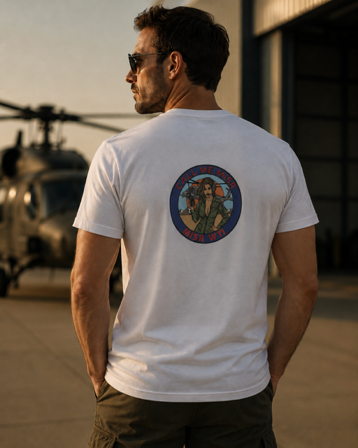 Call Me MISR Classic Tee — White
