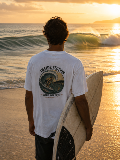 Inside Section Classic Tee — White